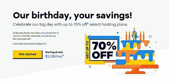 HostGator Birthday And Anniversary Sale 