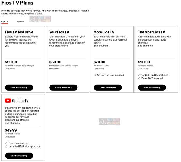 Verizon TV Plans