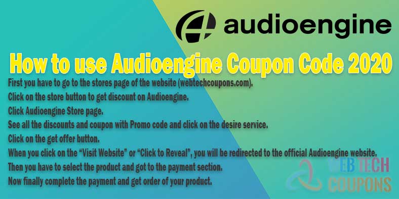 How to use Audioengine Coupon Code